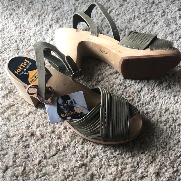 Swedish Hasbeens Shoes - Sage Swedish Hasbeens